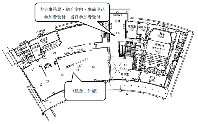 N1号棟 １階 会場見取り図