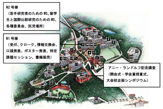 金城学院大学キャンパスマップ